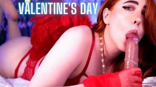 Valentine's Day. Angelic blowjob. 4K – MollyRedWolf