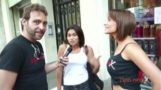 Brunnette threesome casting fuck blowjob – Sandra Red – Mar Durán